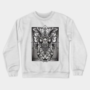 Demon Fantasy Door Knocker Crewneck Sweatshirt